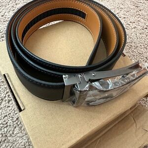42.5” Black Ratchet Belt- Leather